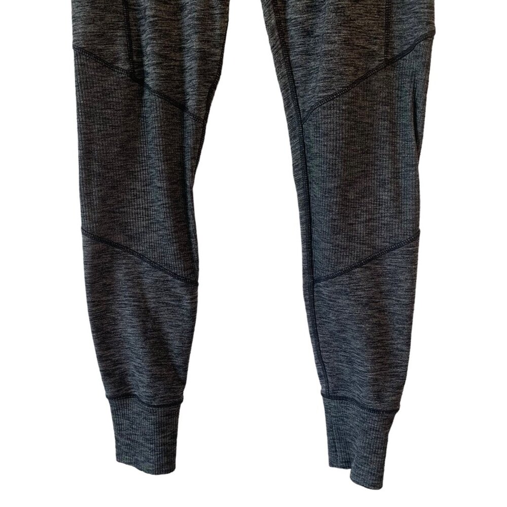 Athleta Space Dye Gray Pull-On Drawstring Waist E… - image 7